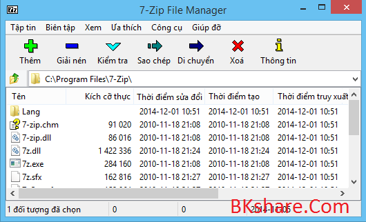 Download phần mềm 7-zip - nén và giải nén miễn phí