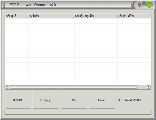 PDF Password Remover 4.0 - Xóa mật khẩu file PDF