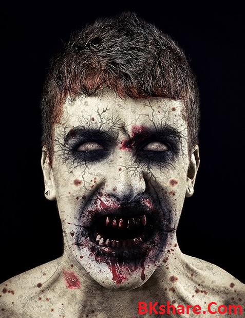 Zombie Photoshop Action tạo hiệu ứng kinh dị trên khuôn mặt