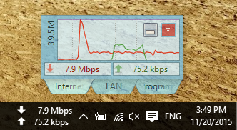 Download phần mềm DU Meter 7.11 - Hiển thị tốc độ đường truyền internet về máy tính của bạn.