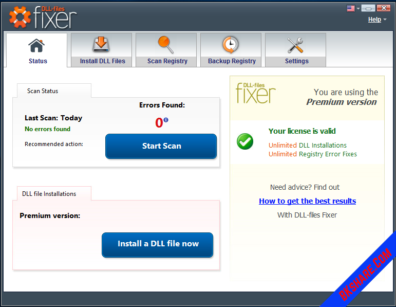 Dll-Files Fixer Premium 3.3.90.3079 Full Key - Sửa lỗi thiếu dll