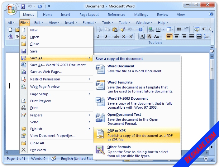Link download Microsoft Office 2007 Portable