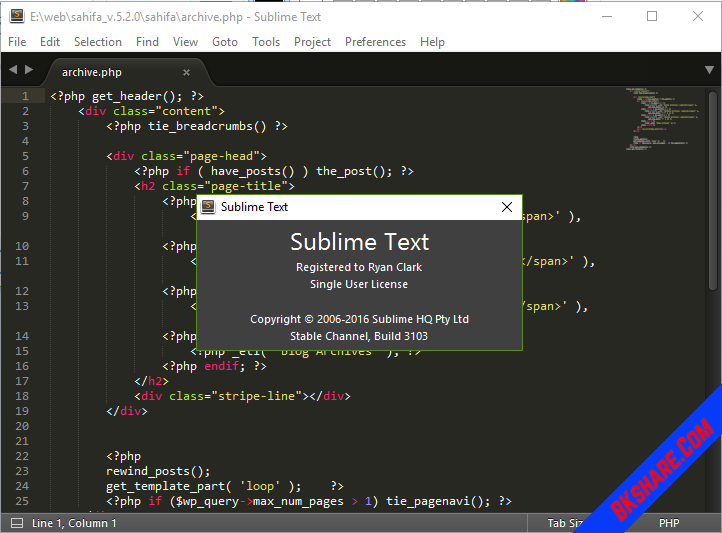 Download phần mềm lập trình Sublime Text 3 Full Key