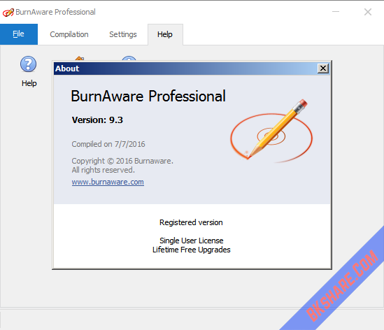BurnAware Pro Full Key mới nhất - Trình ghi đĩa gọn nhẹ đa năng