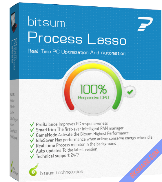 Process Lasso Pro Full Key - Khắc phục lỗi CPU 100%, treo, quá tải