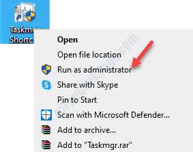 Cách chạy Task Manager bằng quyền Admin trên Windows 10 2
