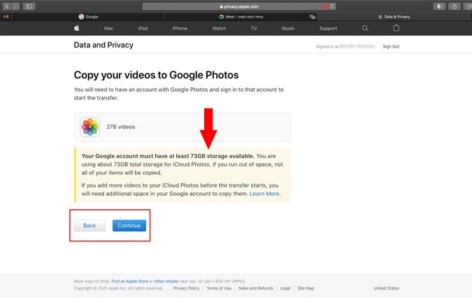 Cách chuyển ảnh từ iCloud sang Google Photos 8